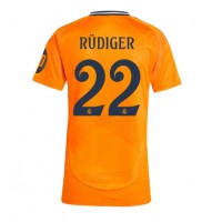 Real Madrid Antonio Rudiger #22 Bortedrakt Dame 2024-25 Kortermet